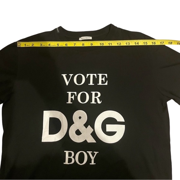 Authentic Dolce & Gabbana Boy's Logo Short-Sleeve T-Shirt Black - Picture 6 of 8